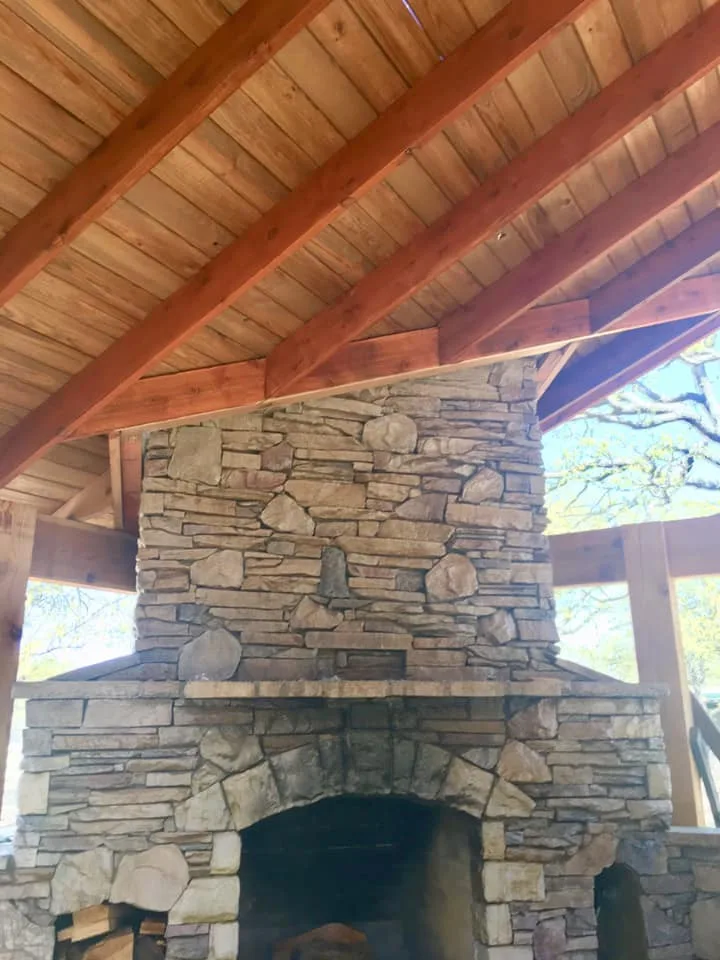 Outdoor Structures and Shelters by Red Rock Log Homes Of Oklahoma - Photo 5