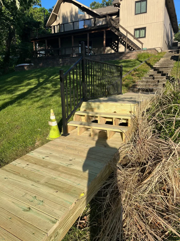 Lake Waukomis Ramp and Stair Construction by Elite One, Inc. - Photo 5