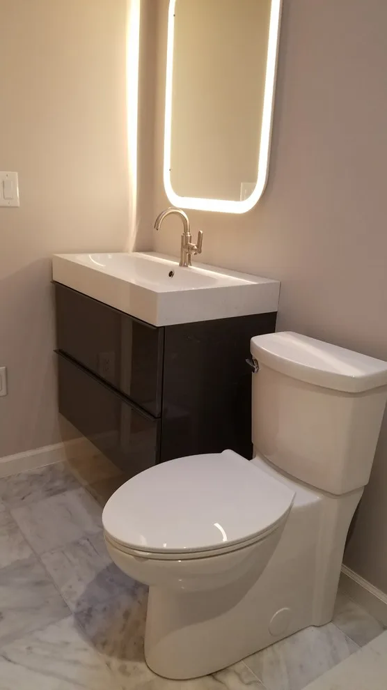 Restaino Modern Master Bathroom by Conservation Renovations Inc. - Photo 6