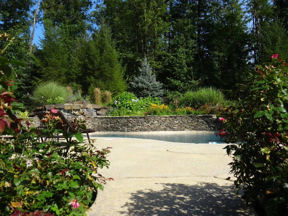 A Lush Backyard Poolscape by Apple Tree Landscapes, Inc. - Photo 14