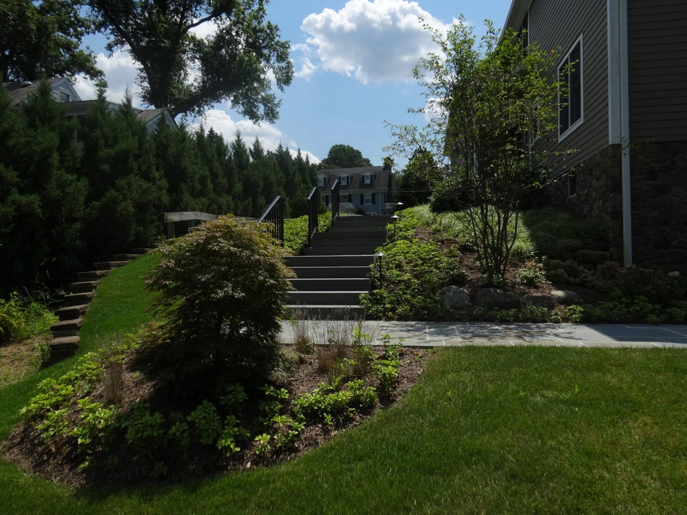 Bluestone Patio and Fire Pit by Apple Tree Landscapes, Inc. - Photo 12