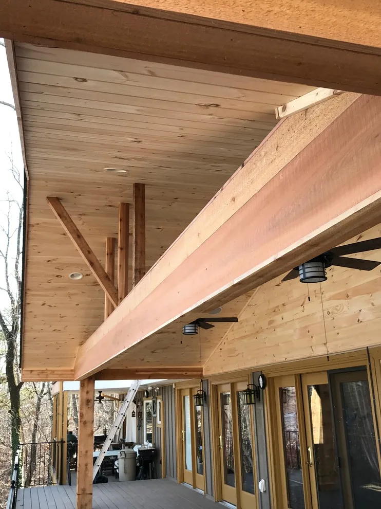 Angled Canopy Roof by Mullins Remodeling - Photo 6