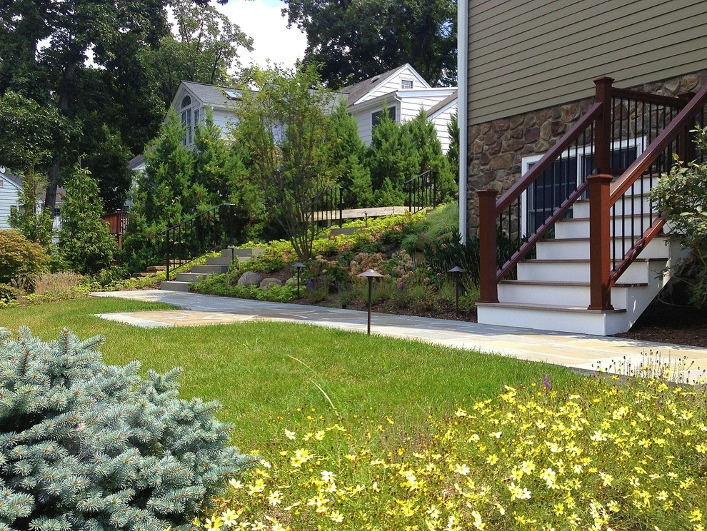 Bluestone Patio and Fire Pit by Apple Tree Landscapes, Inc. - Photo 10