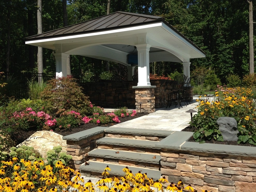 Pavilion and Outdoor Kitchen - Perfect for Entertaining by Apple Tree Landscapes, Inc. - Photo 11