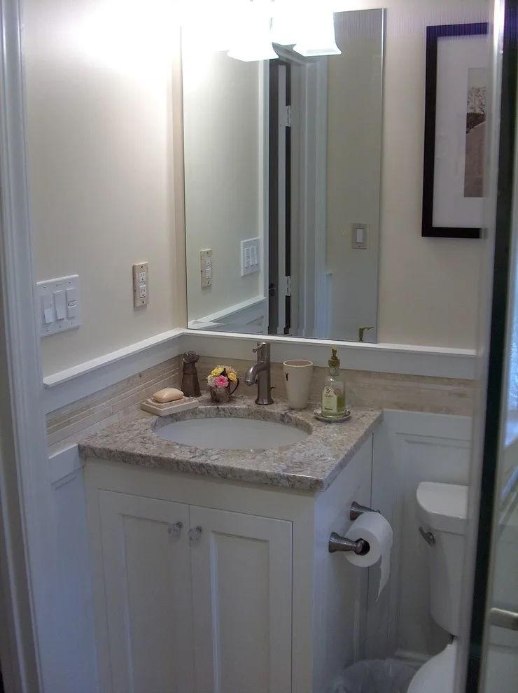 Charming Compact Bathrooms by A.M.Carter Construction Inc - Photo 19