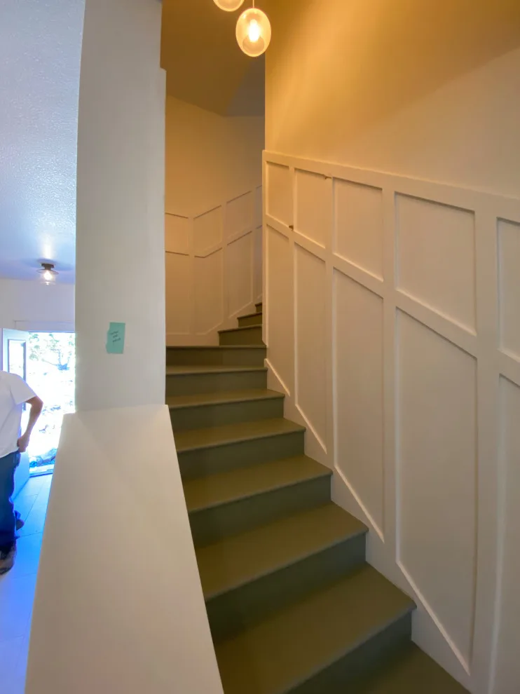 Wainscoting for Stairs by Blue Collar Family Construction - Photo 6