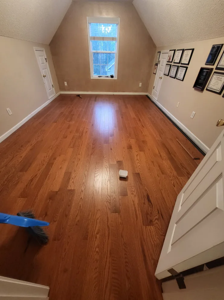 Staircase and Wood Flooring Installation by Cor Construction - Photo 5