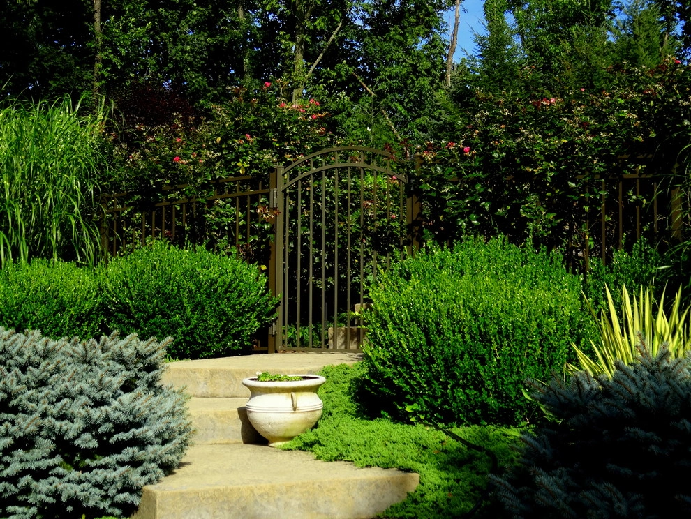 A Lush Backyard Poolscape by Apple Tree Landscapes, Inc. - Photo 8