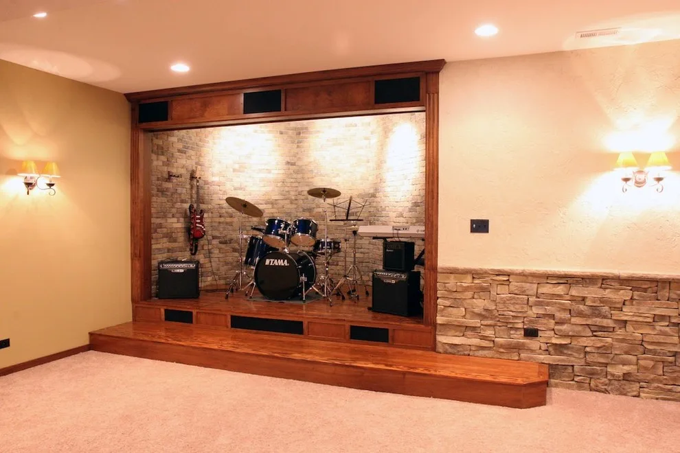 Basement Stone Veneer Interior by HX Home Solutions And North Star Stone - Photo 8