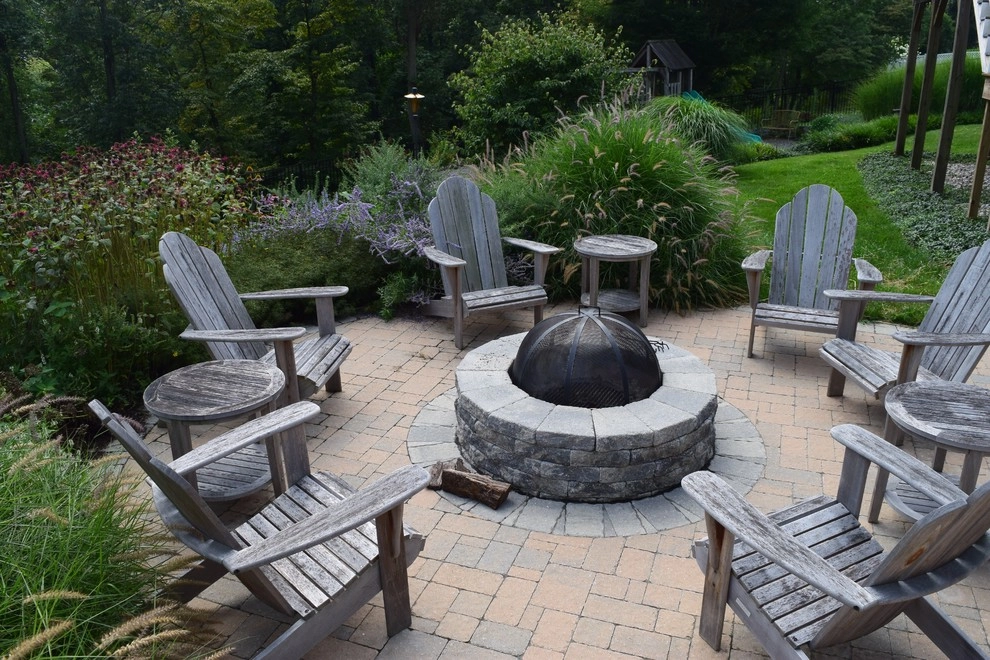 Fire pits and Fireplaces by Apple Tree Landscapes, Inc. - Photo 4