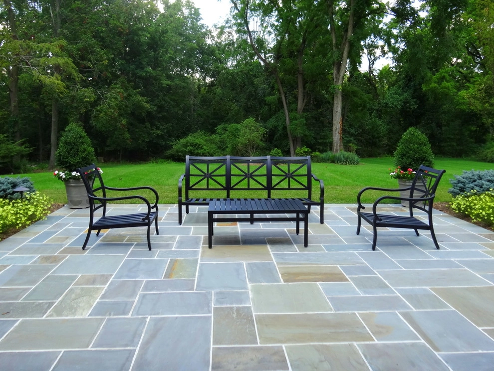 Bluestone Patio and Fire Pit by Apple Tree Landscapes, Inc. - Photo 4