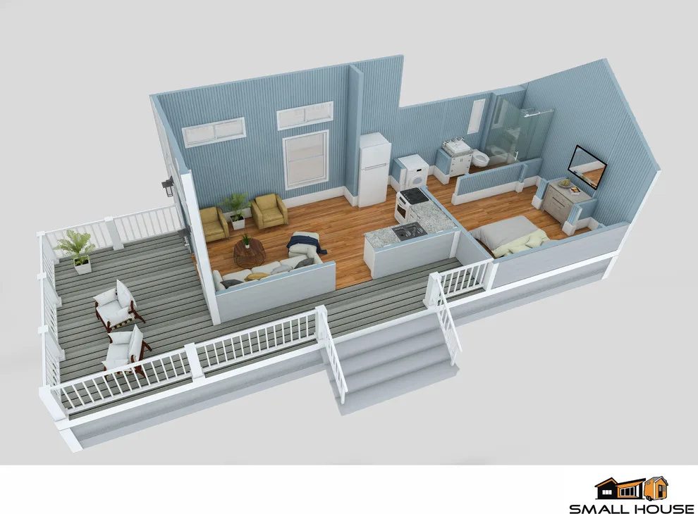 Farmhouse Manor - Park Model - 400 by Small House Solutions - Photo 4