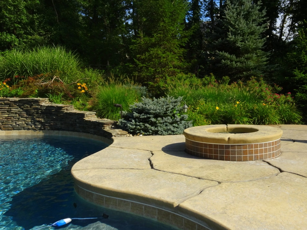 A Lush Backyard Poolscape by Apple Tree Landscapes, Inc. - Photo 3