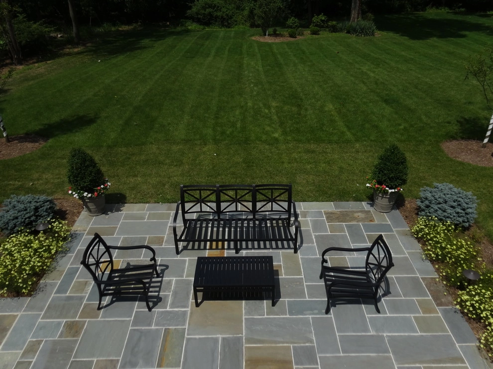 Bluestone Patio and Fire Pit by Apple Tree Landscapes, Inc. - Photo 11