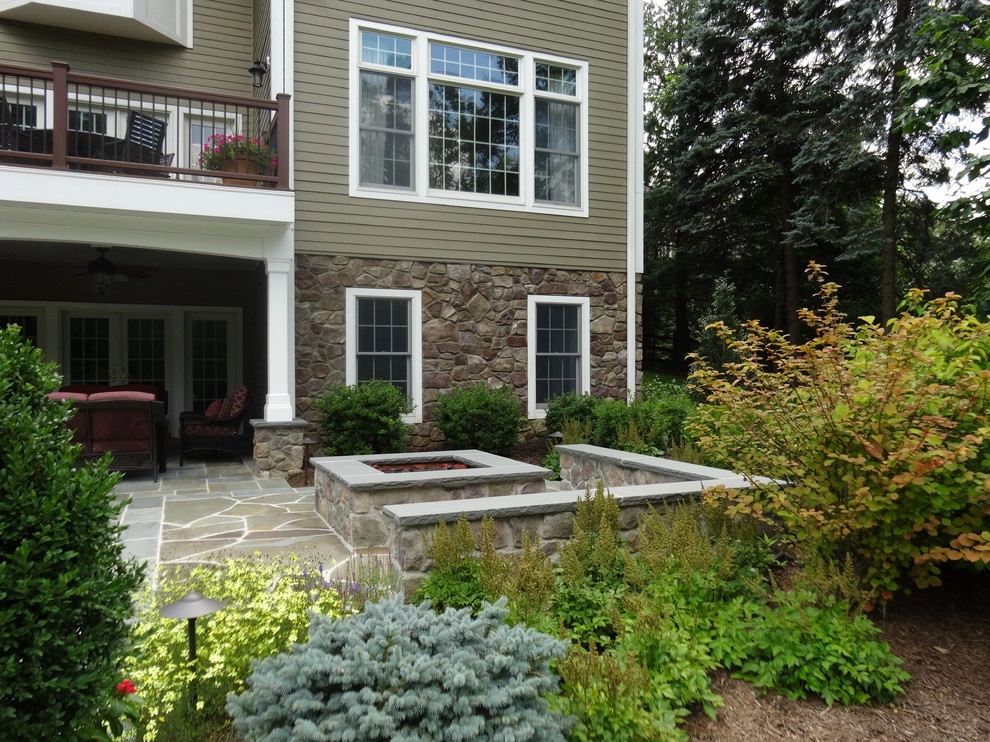 Bluestone Patio and Fire Pit by Apple Tree Landscapes, Inc. - Photo 3