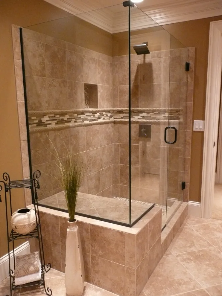 Tiled Shower, Backsplash, and Flooring by Barrett Renovation - Photo 11