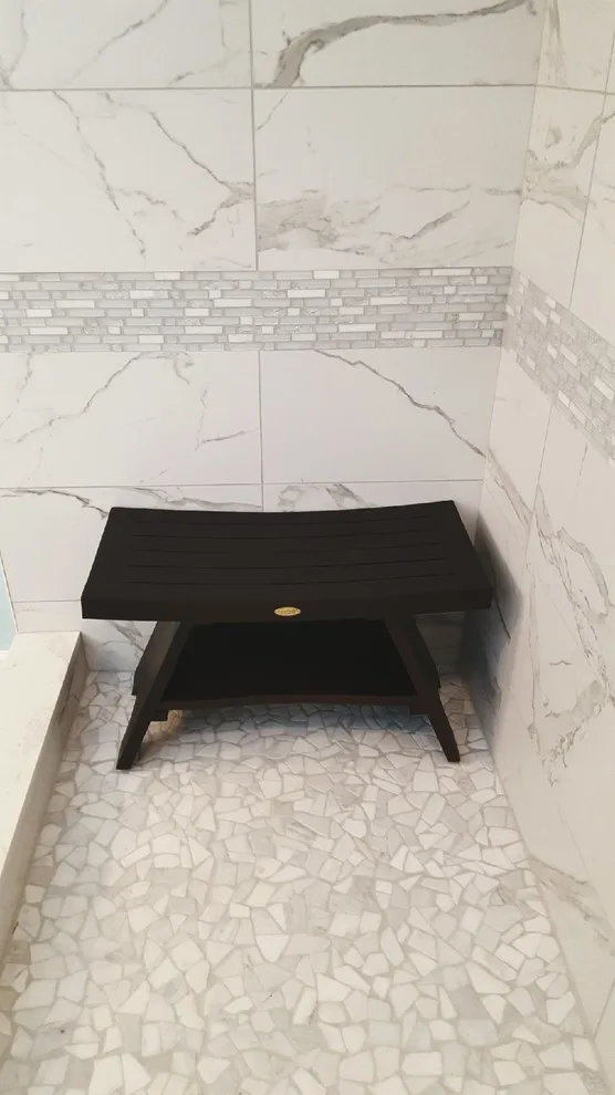Tiled Shower, Backsplash, and Flooring by Barrett Renovation - Photo 9