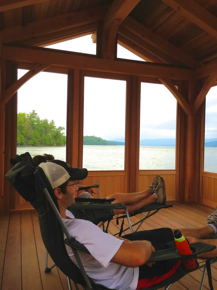 Framed timber screened patio by Three Four Builders - Photo 12