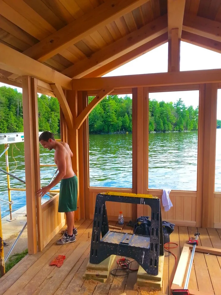 Framed timber screened patio by Three Four Builders - Photo 3