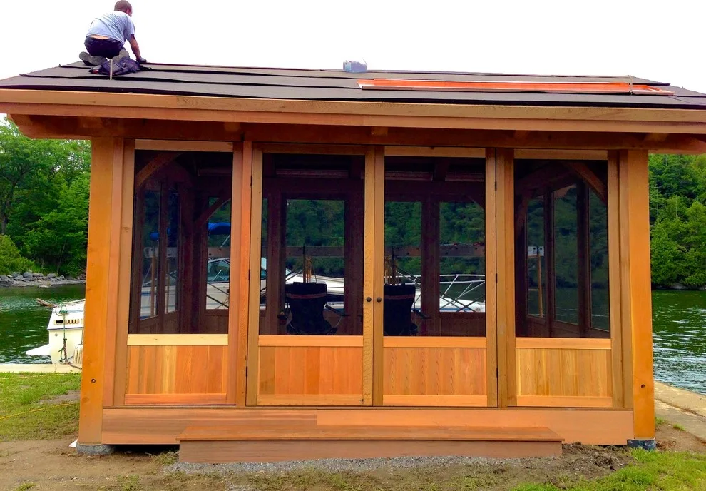 Framed timber screened patio by Three Four Builders - Photo 7