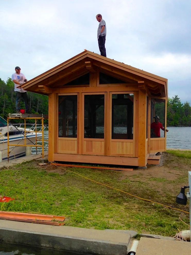 Framed timber screened patio by Three Four Builders - Photo 8
