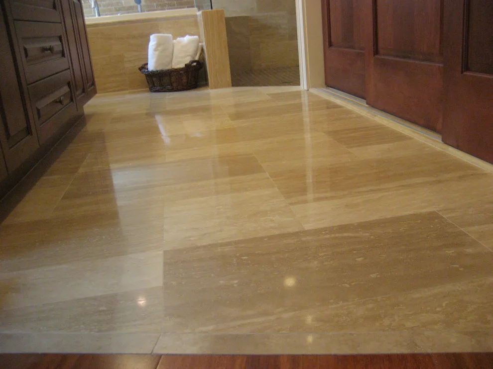 Travertine Restroom by Domino Design Build Inc - Photo 2