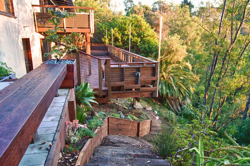 Modern Hillside Home With Deck by Mooch Exterior Designs, Inc. - Photo 9