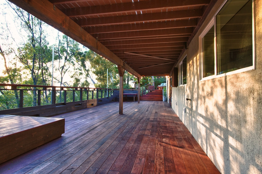 Modern Hillside Home With Deck by Mooch Exterior Designs, Inc. - Photo 17