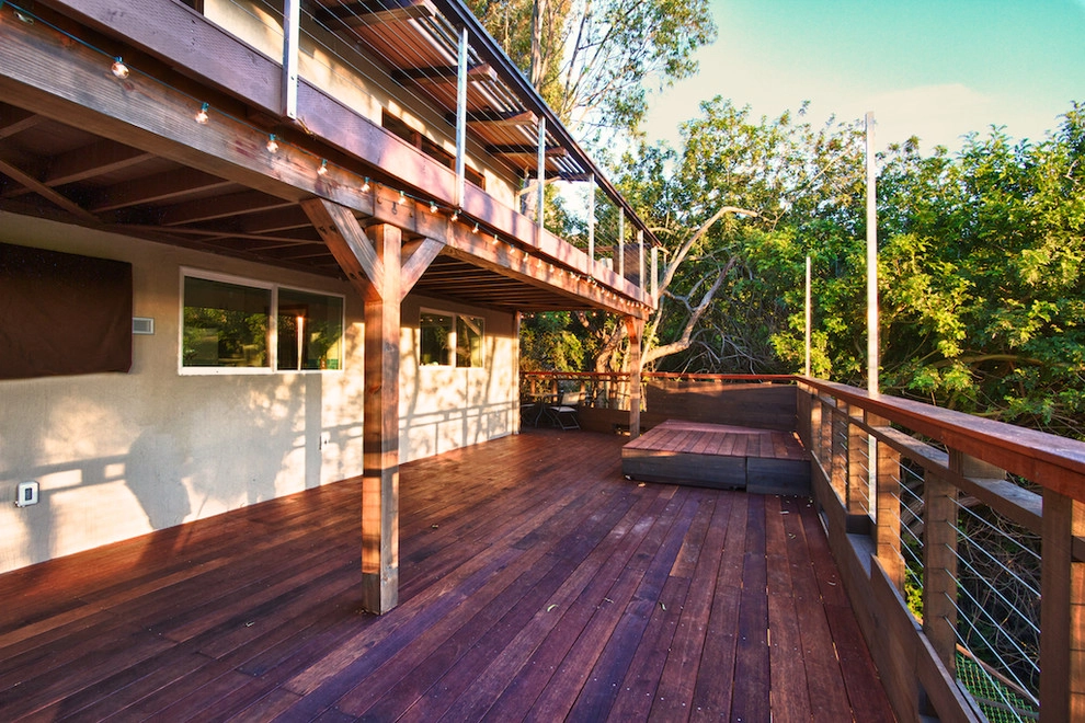 Modern Hillside Home With Deck by Mooch Exterior Designs, Inc. - Photo 16