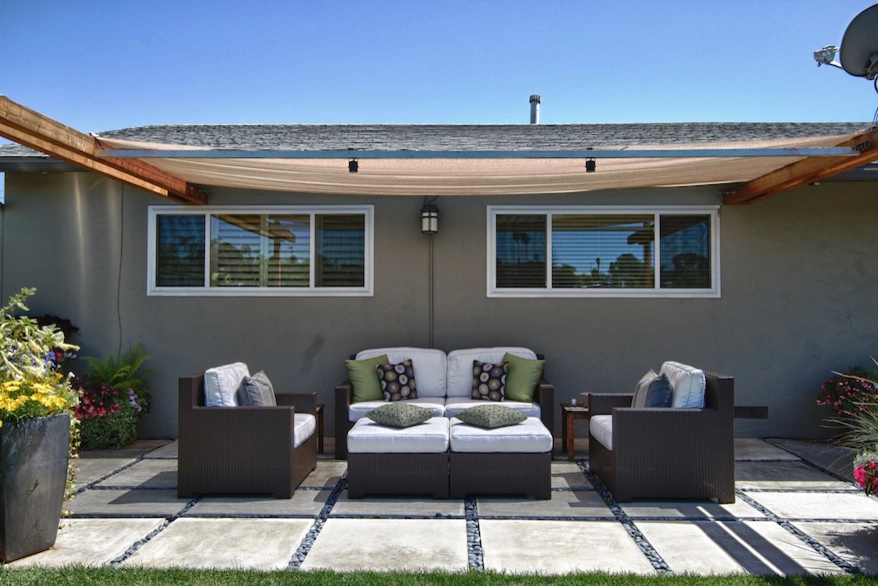 Modern Cottage Backyard by Mooch Exterior Designs, Inc. - Photo 4