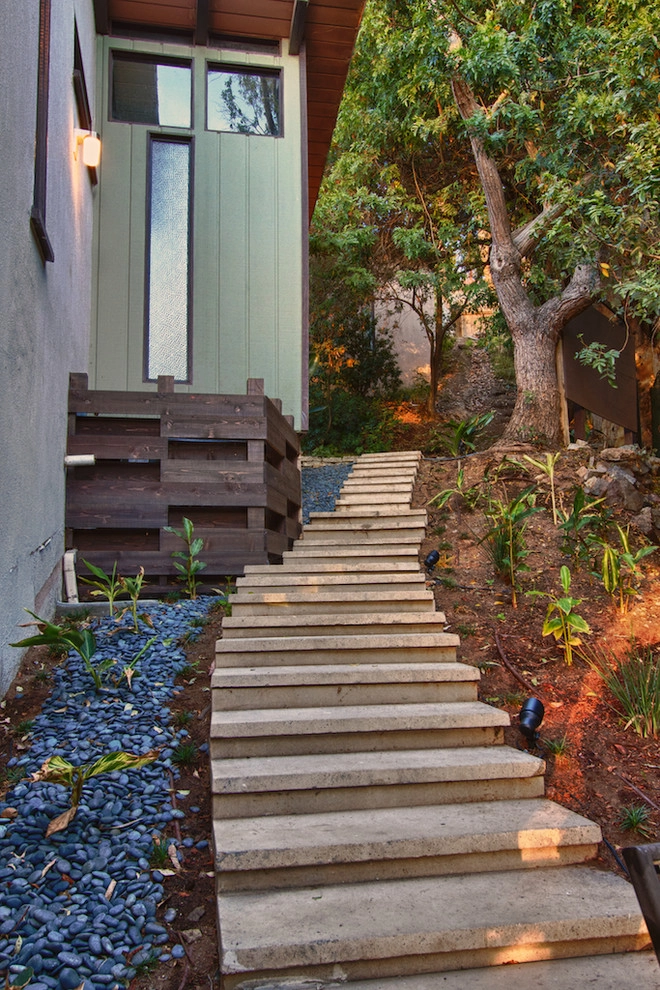 Modern Hillside Home With Deck by Mooch Exterior Designs, Inc. - Photo 4