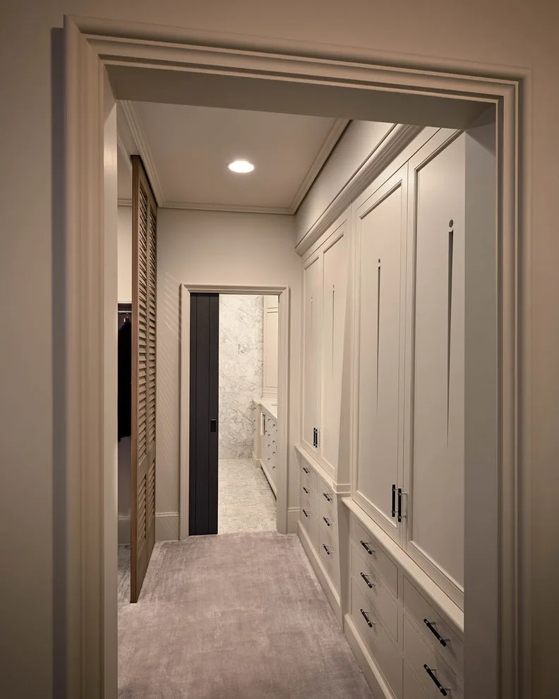 Contemporary Marble Bath by DeRhodes Construction - Photo 3