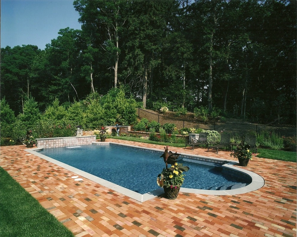 Woodbury Residence with Tight Yard and Pool by Morell Landscape Associates - Photo 2