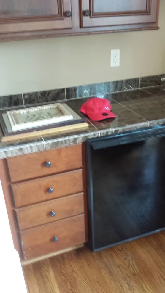 Transform wet bar into shelves by Barry Sheffield Design And Remodel - Photo 2