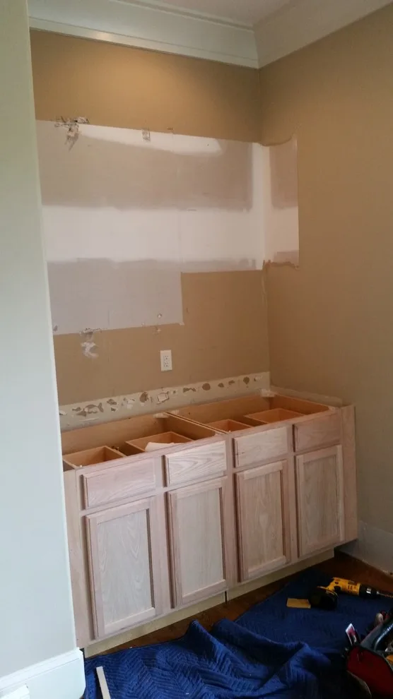 Transform wet bar into shelves by Barry Sheffield Design And Remodel - Photo 6