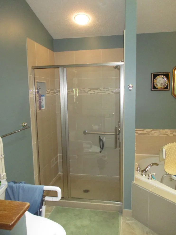 Zero Entry Shower System for Wheelchair Accessibility by Paul Davis Restoration-Lincoln - Photo 5
