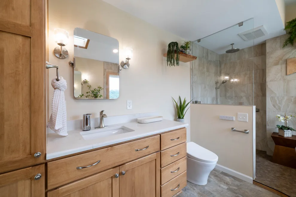 Master Bathroom Woodworking by Blue Ridge Design Build - Photo 12