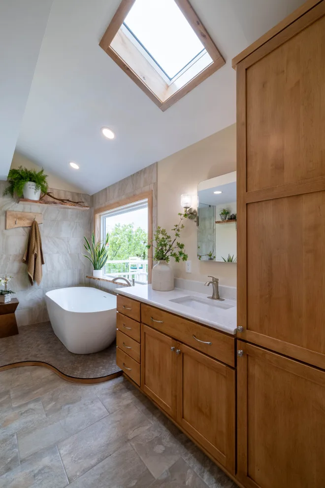 Master Bathroom Woodworking by Blue Ridge Design Build - Photo 3