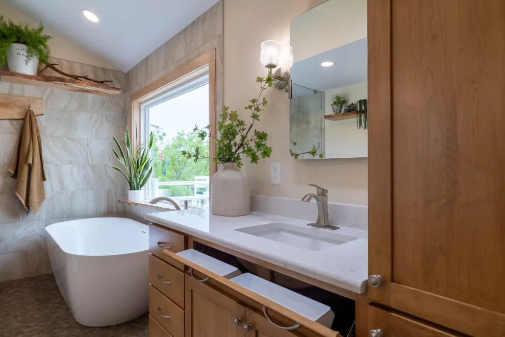 Master Bathroom Woodworking by Blue Ridge Design Build - Photo 13