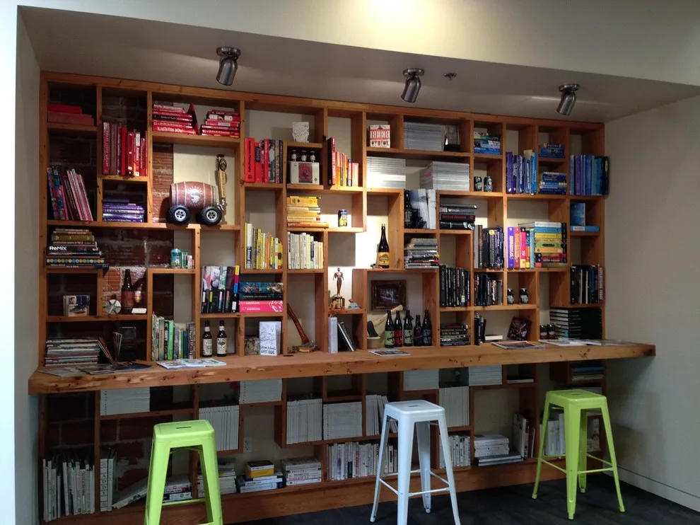 Century-Old Reclaimed Timber Bookcase for Downtown Bend by Ron Brown - The Finisher - Photo 3