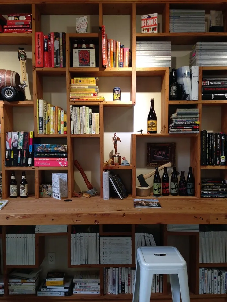Century-Old Reclaimed Timber Bookcase for Downtown Bend by Ron Brown - The Finisher - Photo 8
