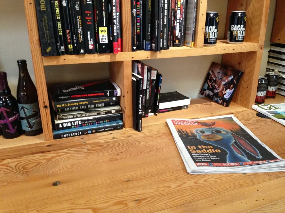 Century-Old Reclaimed Timber Bookcase for Downtown Bend by Ron Brown - The Finisher - Photo 4