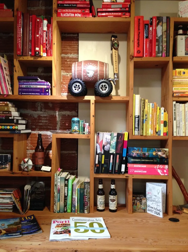 Century-Old Reclaimed Timber Bookcase for Downtown Bend by Ron Brown - The Finisher - Photo 6
