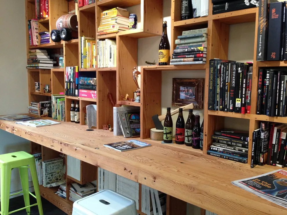 Century-Old Reclaimed Timber Bookcase for Downtown Bend by Ron Brown - The Finisher - Photo 5