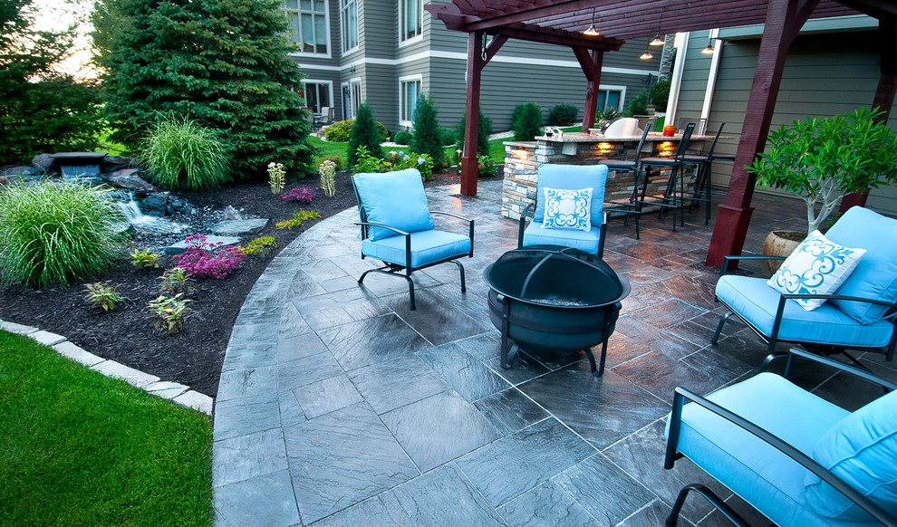 Outdoor Living Area by MT Carpenter Landscape Inc. - Photo 6