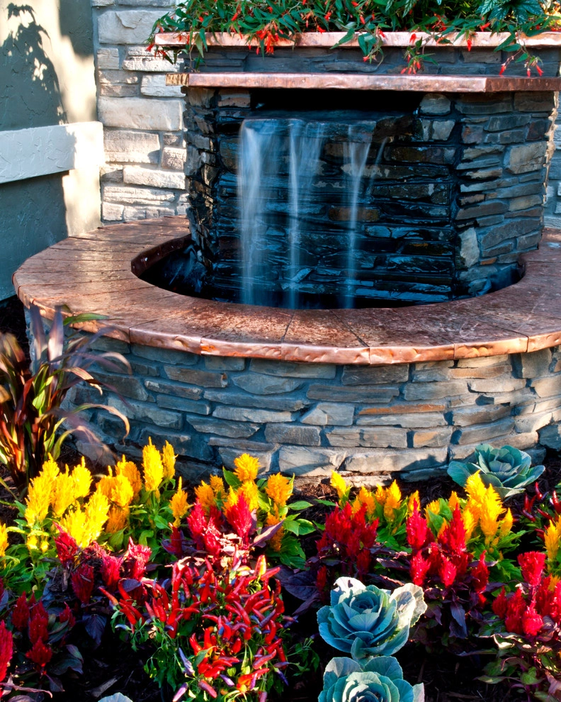 Custom Water Feature by MT Carpenter Landscape Inc. - Photo 2