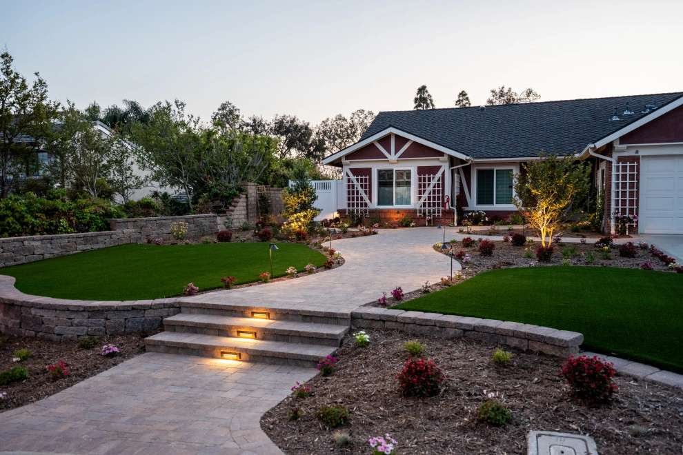 Ranch Style Home Front Yard by My Garden: Landscape Design By Wayne - Photo 2
