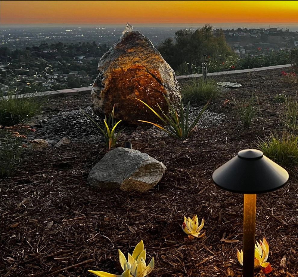 Xeriscape & Native Garden with Waterfall by My Garden: Landscape Design By Wayne - Photo 14