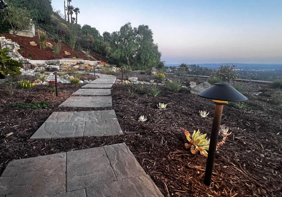 Xeriscape & Native Garden with Waterfall by My Garden: Landscape Design By Wayne - Photo 31