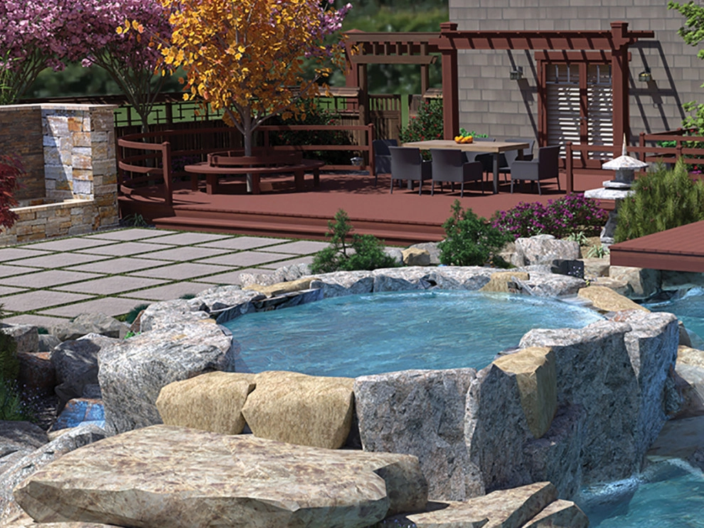 Asian Garden with Koi Pond by My Garden: Landscape Design By Wayne - Photo 27